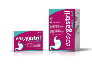 Produktbild von easygastril Kautabletten & easygastril Magengel Sticks